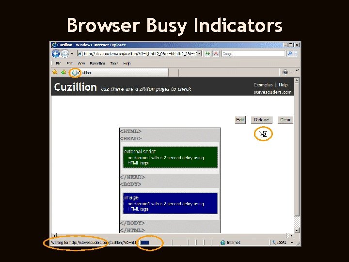 Browser Busy Indicators 