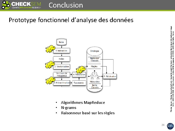  • Algorithmes Map. Reduce • N-grams • Raisonneur basé sur les règles Thomas