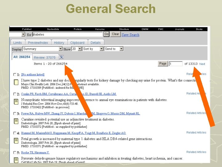 General Search 