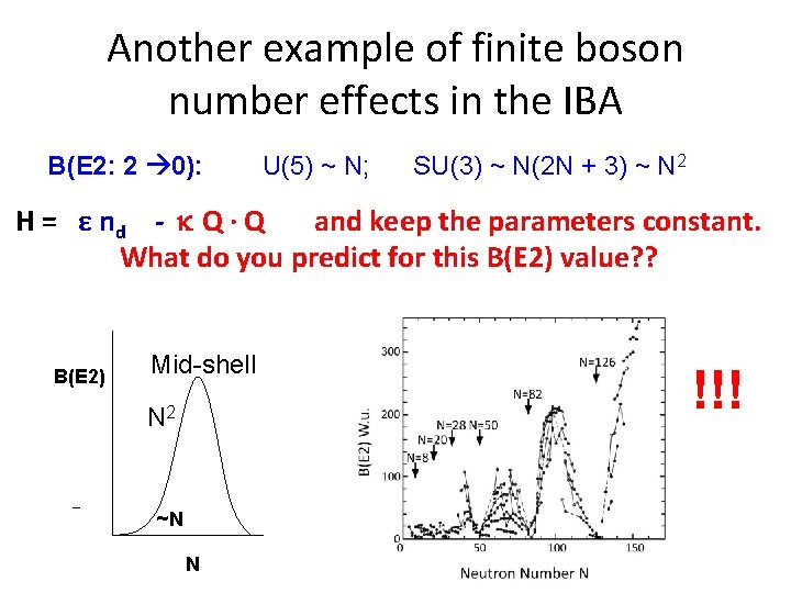 Another example of finite boson number effects in the IBA B(E 2: 2 0):