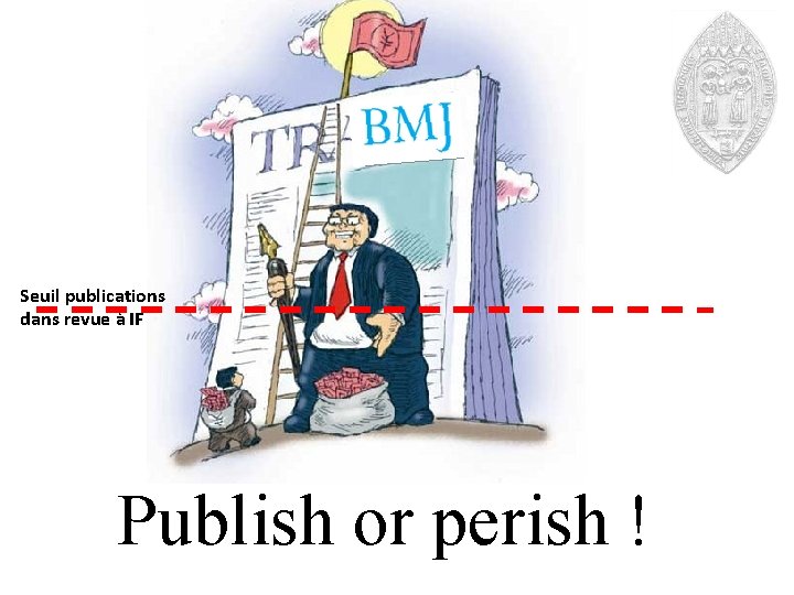 Seuil publications dans revue à IF Publish or perish ! 