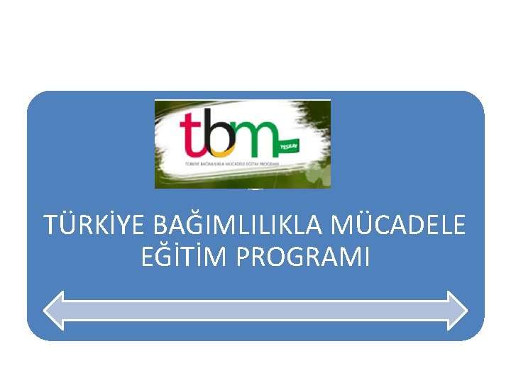 TÜRKİYE BAĞIMLILIKLA MÜCADELE EĞİTİM PROGRAMI 