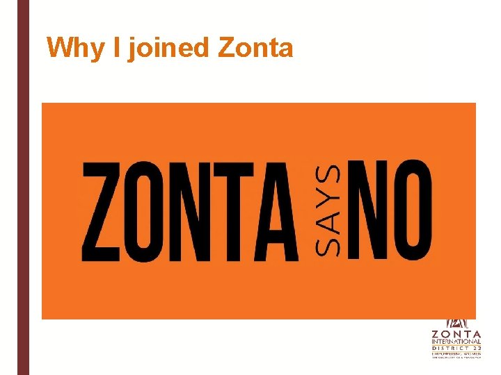 Why I joined Zonta 