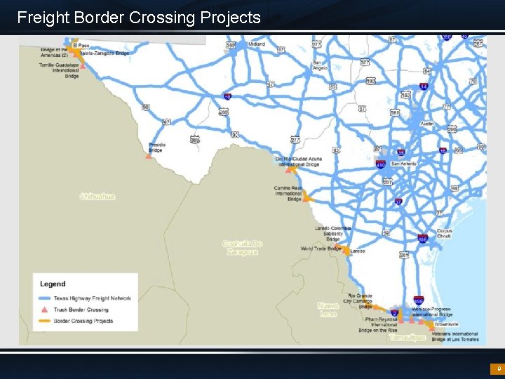 Freight Border Crossing Projects 9 