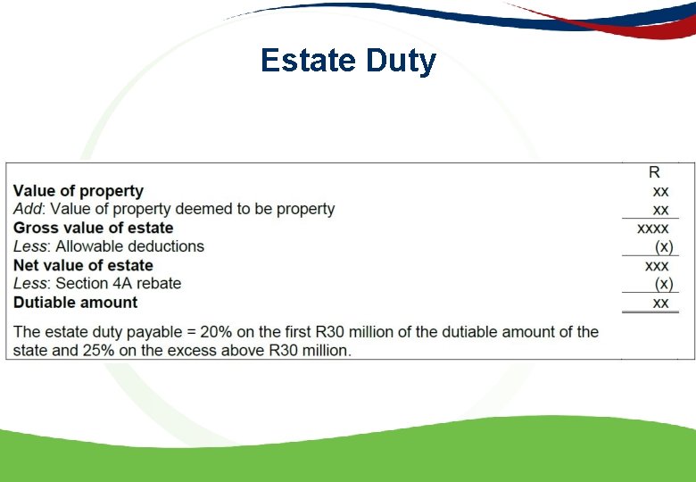 Estate Duty 