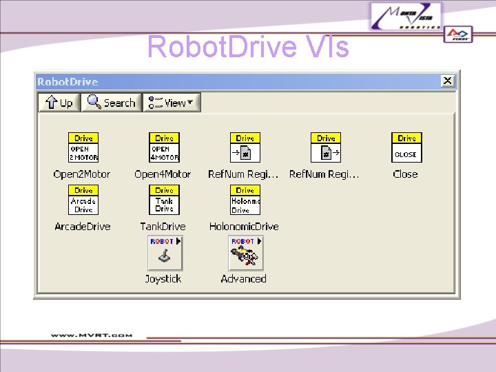Robot. Drive VIs Robot. Drive VIs