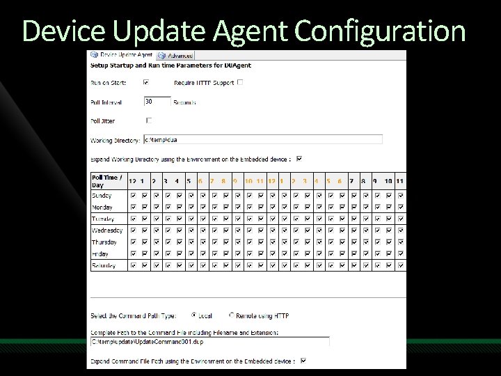 Device Update Agent Configuration Device Update Agent Configuration