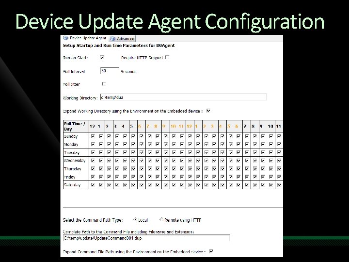 Device Update Agent Configuration 