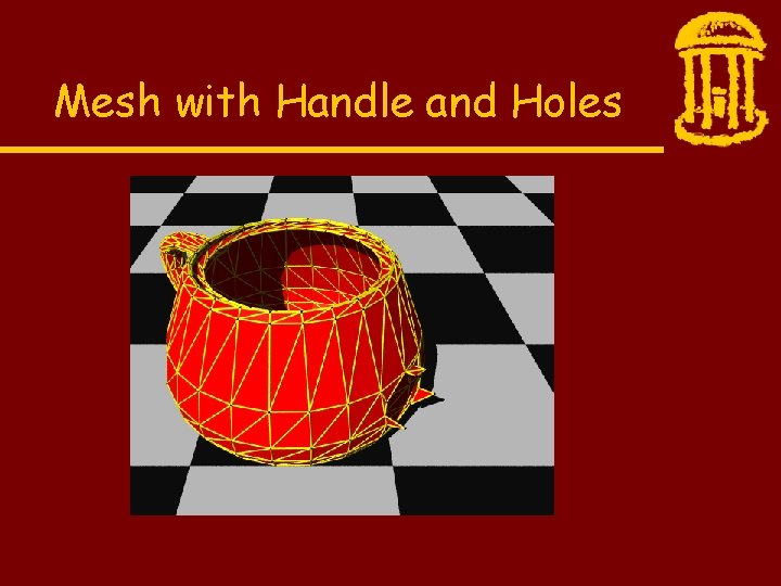 Mesh with Handle and Holes 