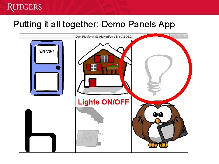 Putting it all together: Demo Panels App Lights ON/OFF 