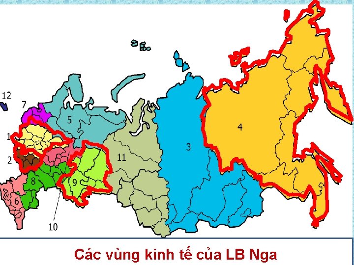 II. Một số vùng kinh tế quan trọng Các vùng kinh tế của LB