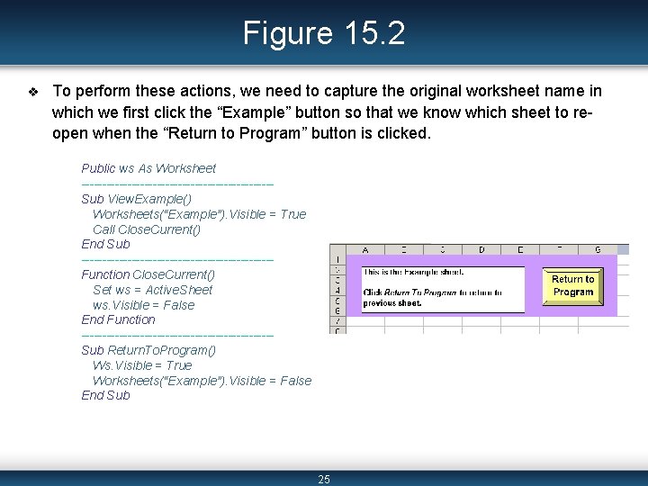 Figure 15. 2 v To perform these actions, we need to capture the original