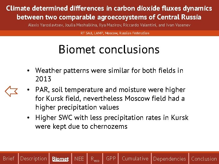 Climate determined differences in carbon dioxide fluxes dynamics between two comparable agroecosystems of Central