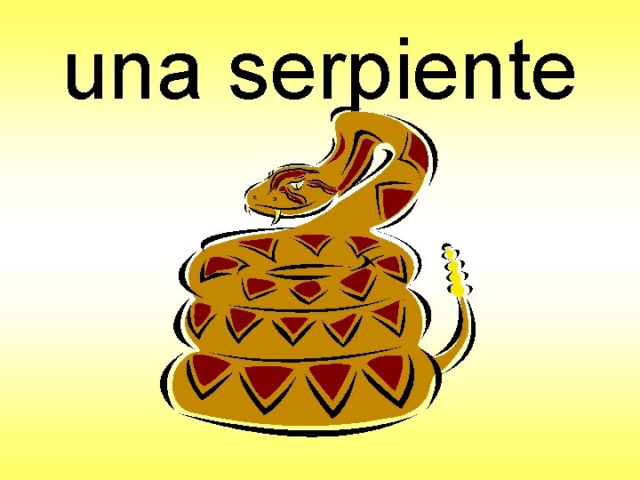 una serpiente 