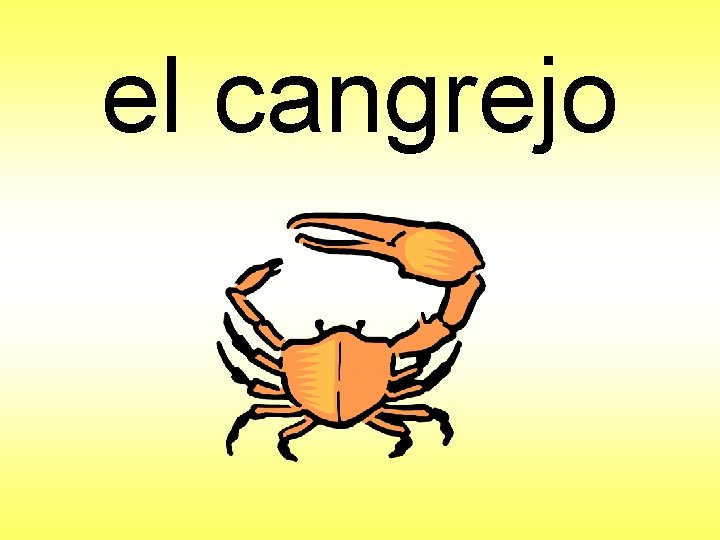el cangrejo 