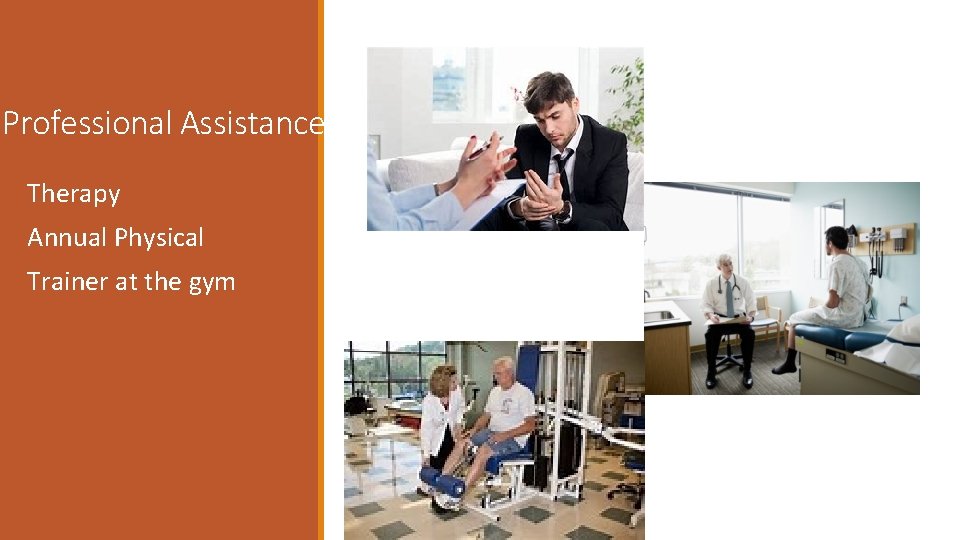 Professional Assistance Therapy Annual Physical Trainer at the gym 