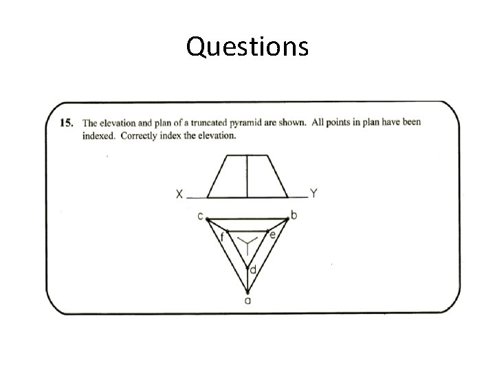 Questions Questions
