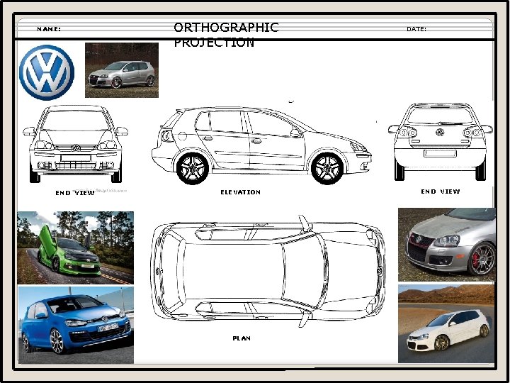 NAME: END VIEW ORTHOGRAPHIC PROJECTION ELEVATION PLAN DATE: END VIEW NAME: END VIEW ORTHOGRAPHIC PROJECTION ELEVATION PLAN DATE: END VIEW