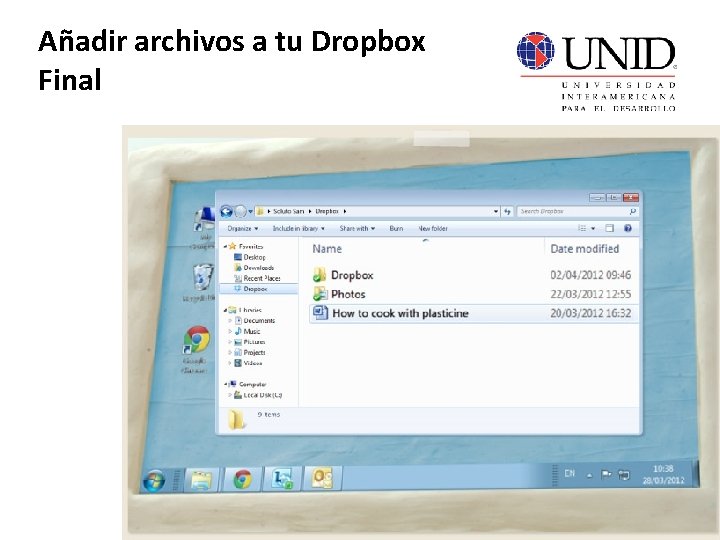 Añadir archivos a tu Dropbox Final 