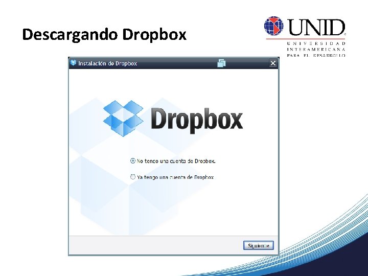 Descargando Dropbox 
