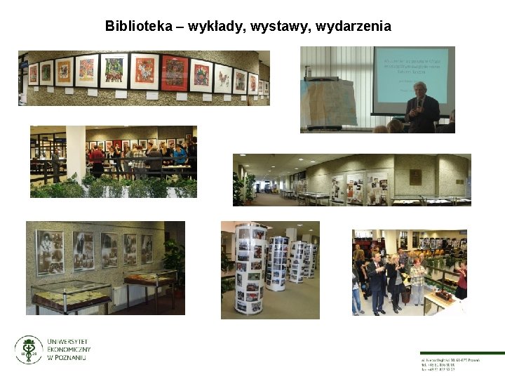 Biblioteka – wykłady, wystawy, wydarzenia 