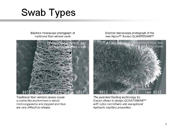 Swab Types 7 