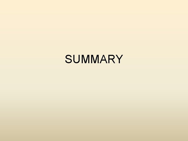 SUMMARY 