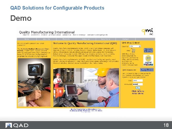 QAD Solutions for Configurable Products Demo 18 