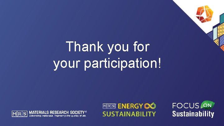 Thank you for your participation! 