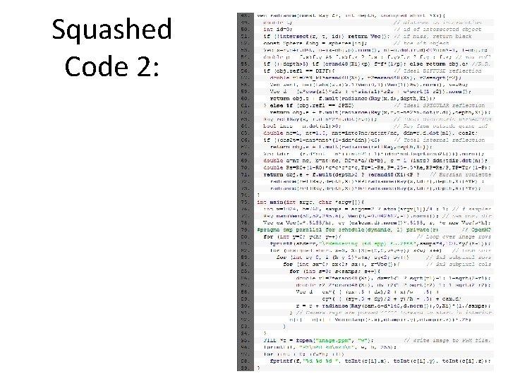 Squashed Code 2: 