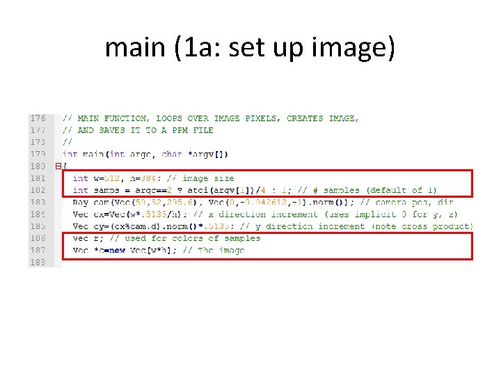 main (1 a: set up image) 