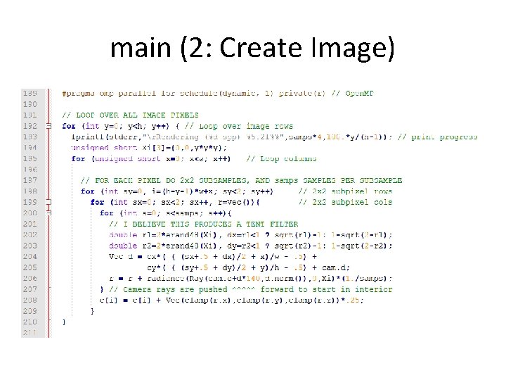 main (2: Create Image) 