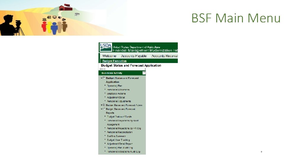 BSF Main Menu 9 