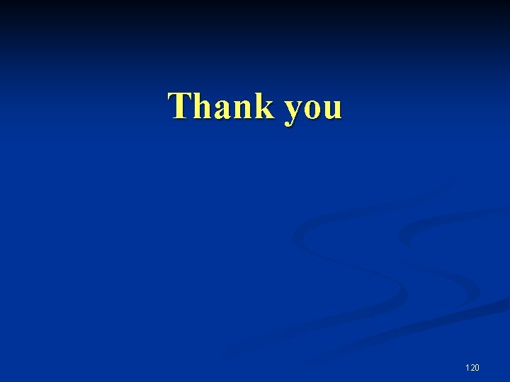 Thank you 120 