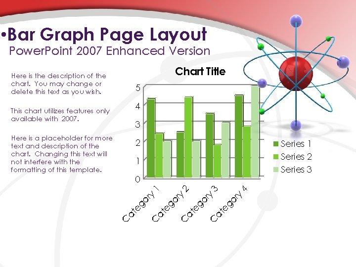  • Bar Graph Page Layout Power. Point 2007 Enhanced Version Chart Title Here