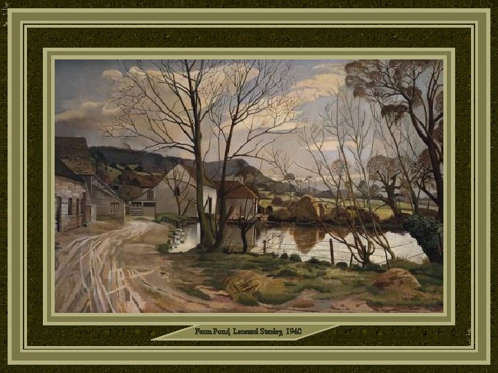 Farm Pond, Leonard Stanley, 1940 