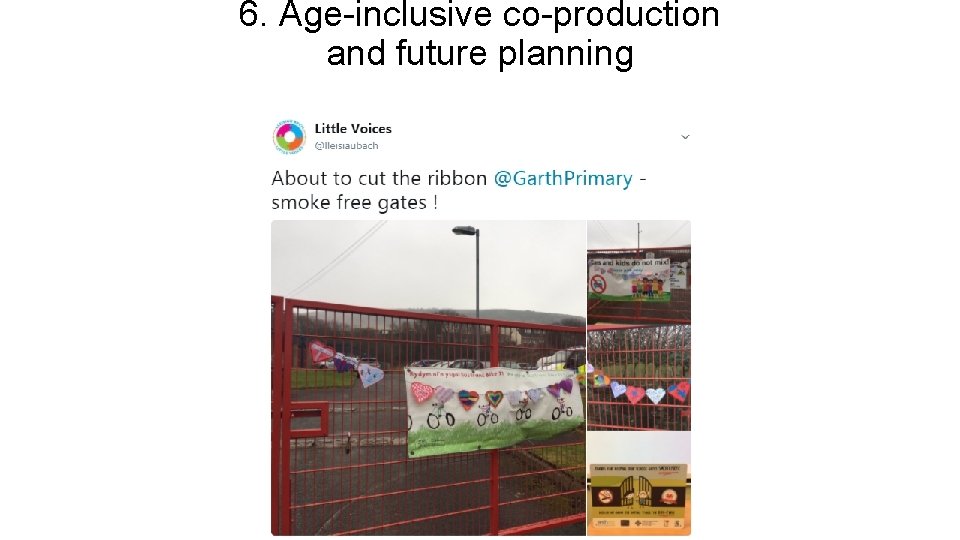 6. Age-inclusive co-production and future planning 