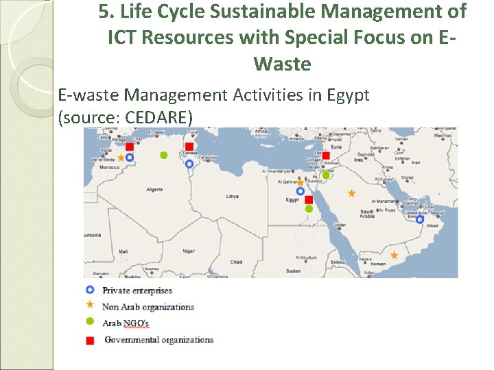 5. Life Cycle Sustainable Management of ICT Resources with Special Focus on EWaste E-waste