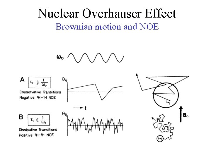 Nuclear Overhauser Effect Brownian motion and NOE 