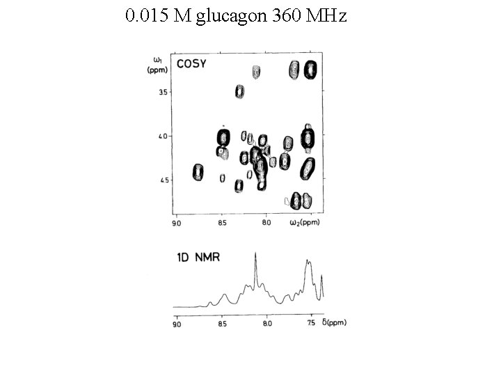 Protein Structure Determination by NMR Spectroscopy 1 D