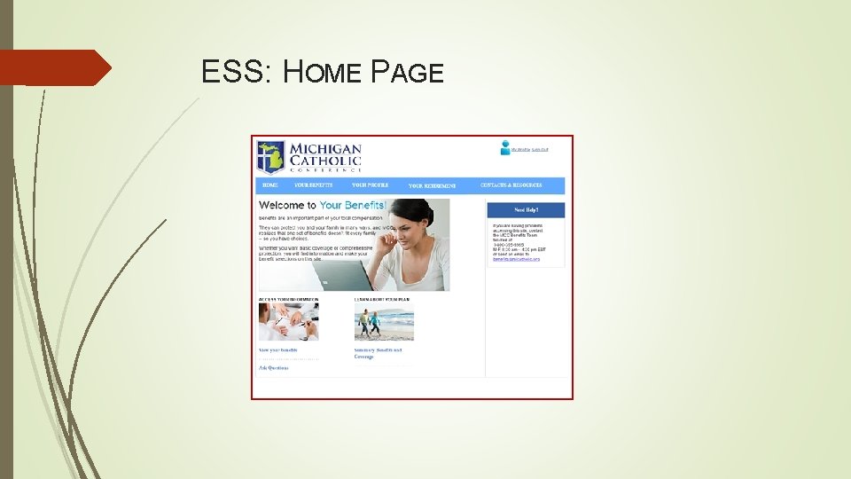 ESS: HOME PAGE 