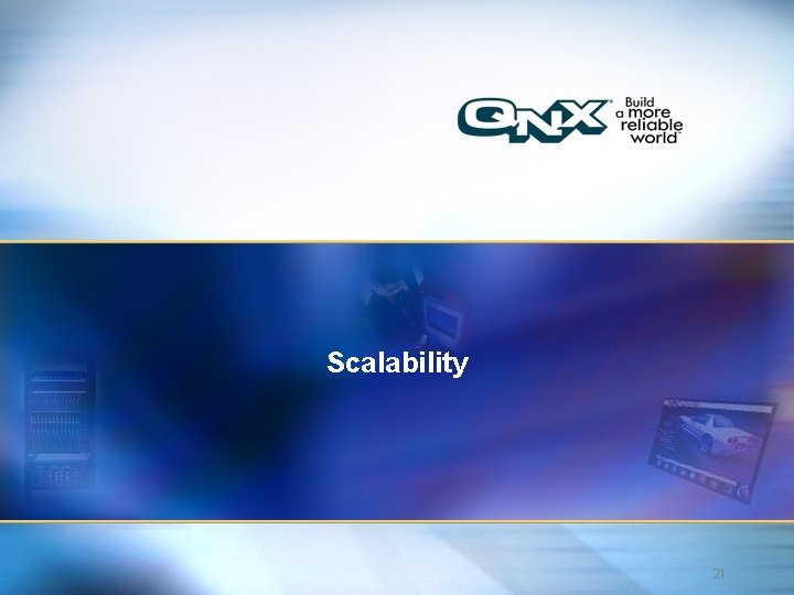 Title of. Scalability presentation Title 2 21 