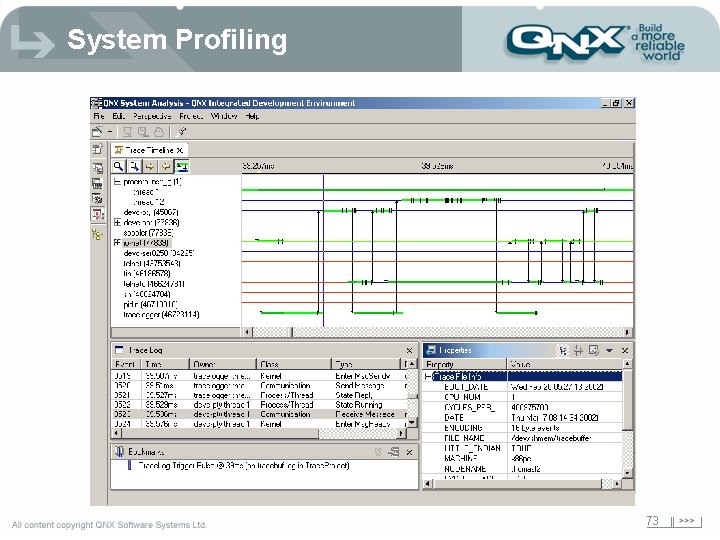 System Profiling 73 