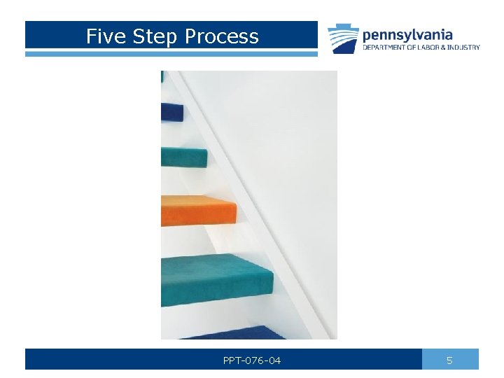 Five Step Process PPT-076 -04 5 