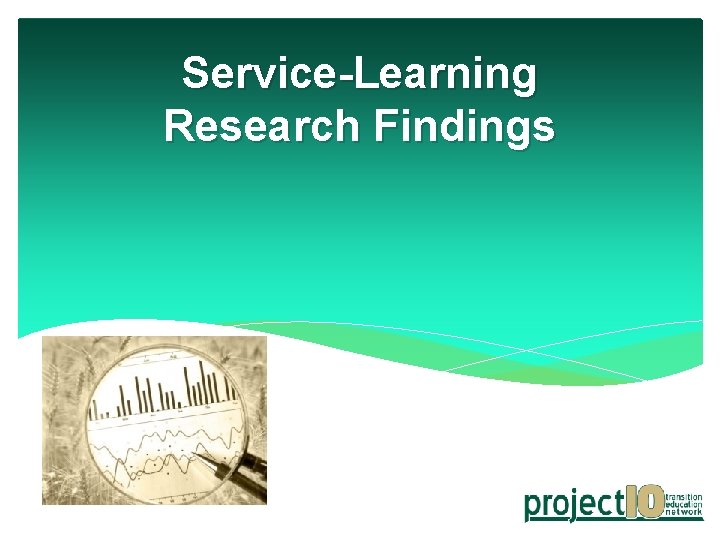 Service-Learning Research Findings 