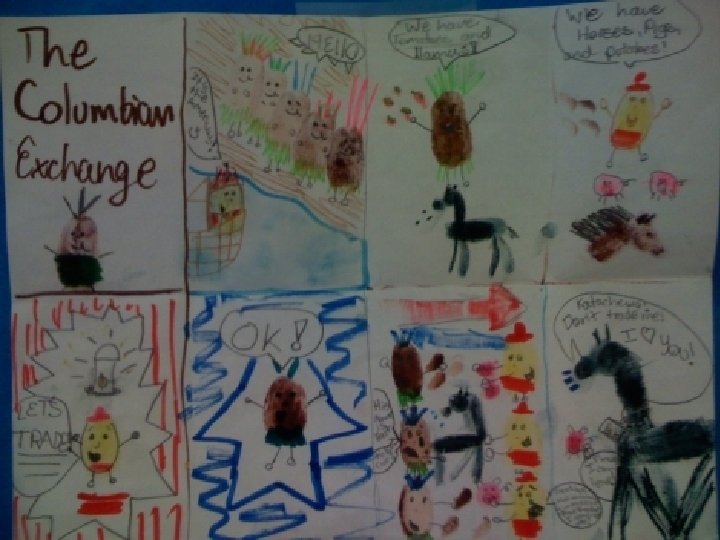 Columbian Exchange Comic Strips! Columbian Exchange Comic Strips!