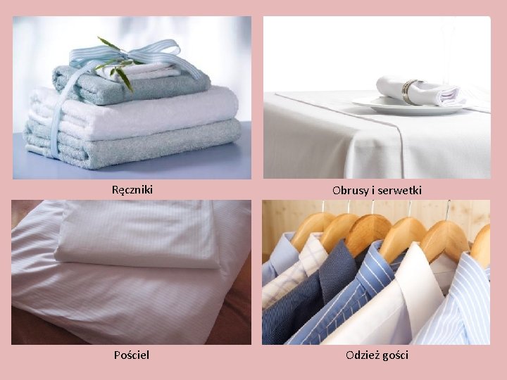 Ręczniki Obrusy i serwetki Pościel Odzież gości 