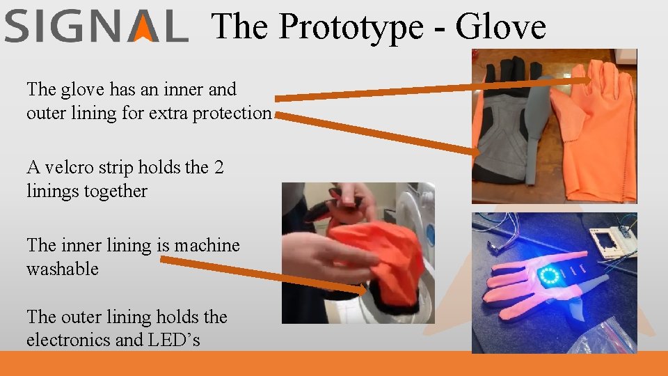 The Prototype - Glove The glove has an inner and outer lining for extra