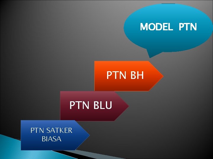 MODEL PTN BH PTN BLU PTN SATKER BIASA 