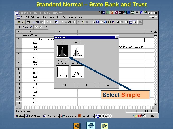 Standard Normal – State Bank and Trust Select Simple 